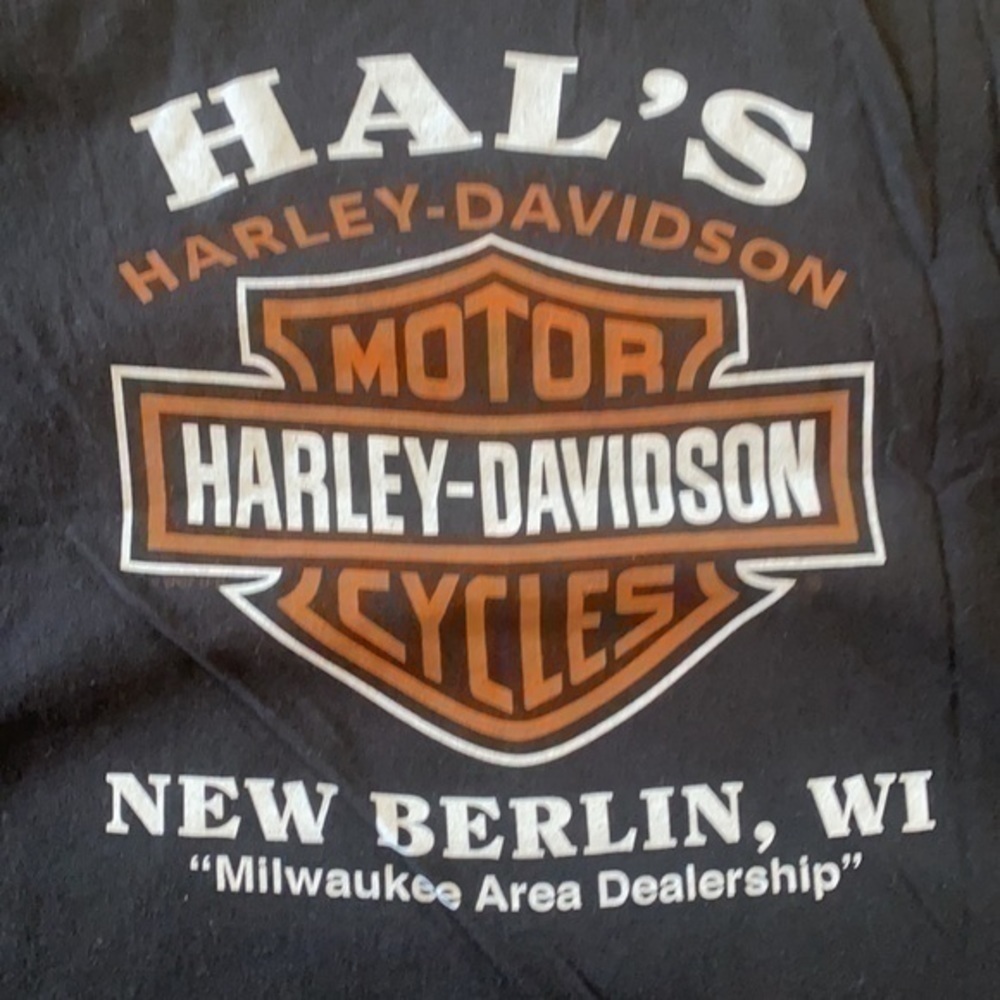 Harley-Davidson Milwaukee 105th Anniversary Black Graphic T-Shirt XL - Picture 7 of 7
